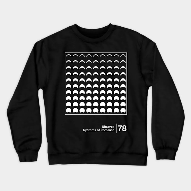 Systems of Romance - Minimal Style Graphic Artwork Crewneck Sweatshirt by saudade